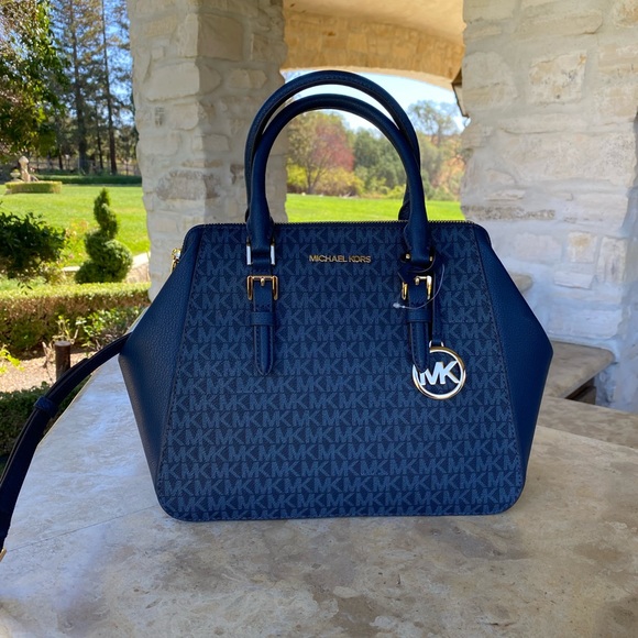 Michael Kors Charlotte Signature Satchel&wallet - Picture 3 of 14